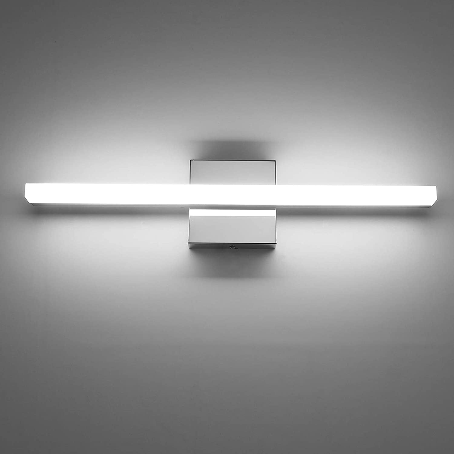 Sleek 24-Inch LED Vanity Light Bar - Modern Bathroom Lighting Fixture with Cool White 6000K for a Bright and Inviting Space
