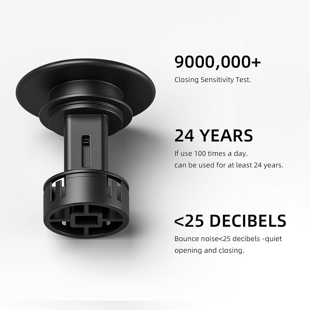 Bathroom Faucet Matte Black Modern Waterfall Bathroom Sink Faucet with Single Handle Suitable for 1 or 3 Holes,Supply Deck Plate and Hose